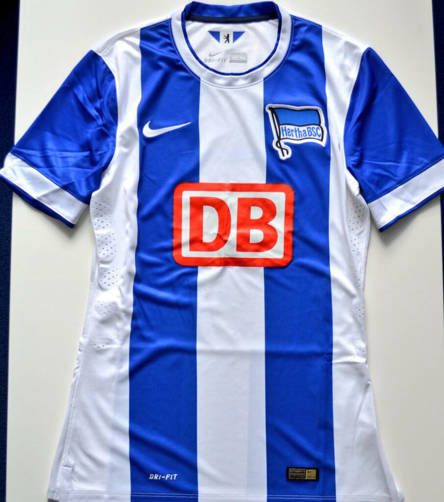 New Hertha BSC 14-15 Home and Away Kits - Footy Headlines