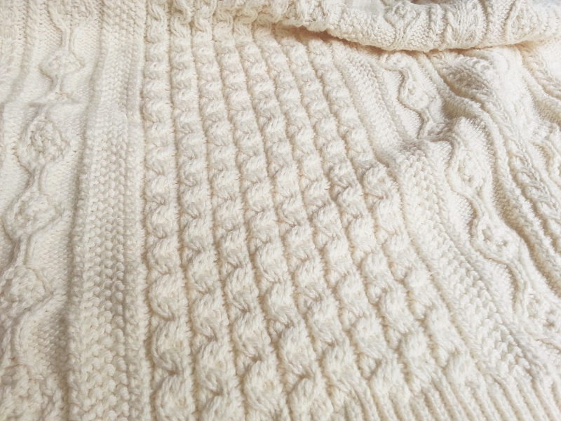 O! Jolly! Crafting Fashion Fabric for a Cable Sweater