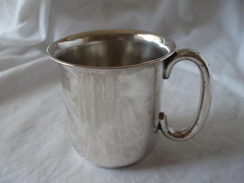 Silver CHRISTENING MUG STERLING SILVER BIRMINGHAM 1919