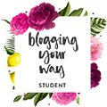 Blogging Your Way student