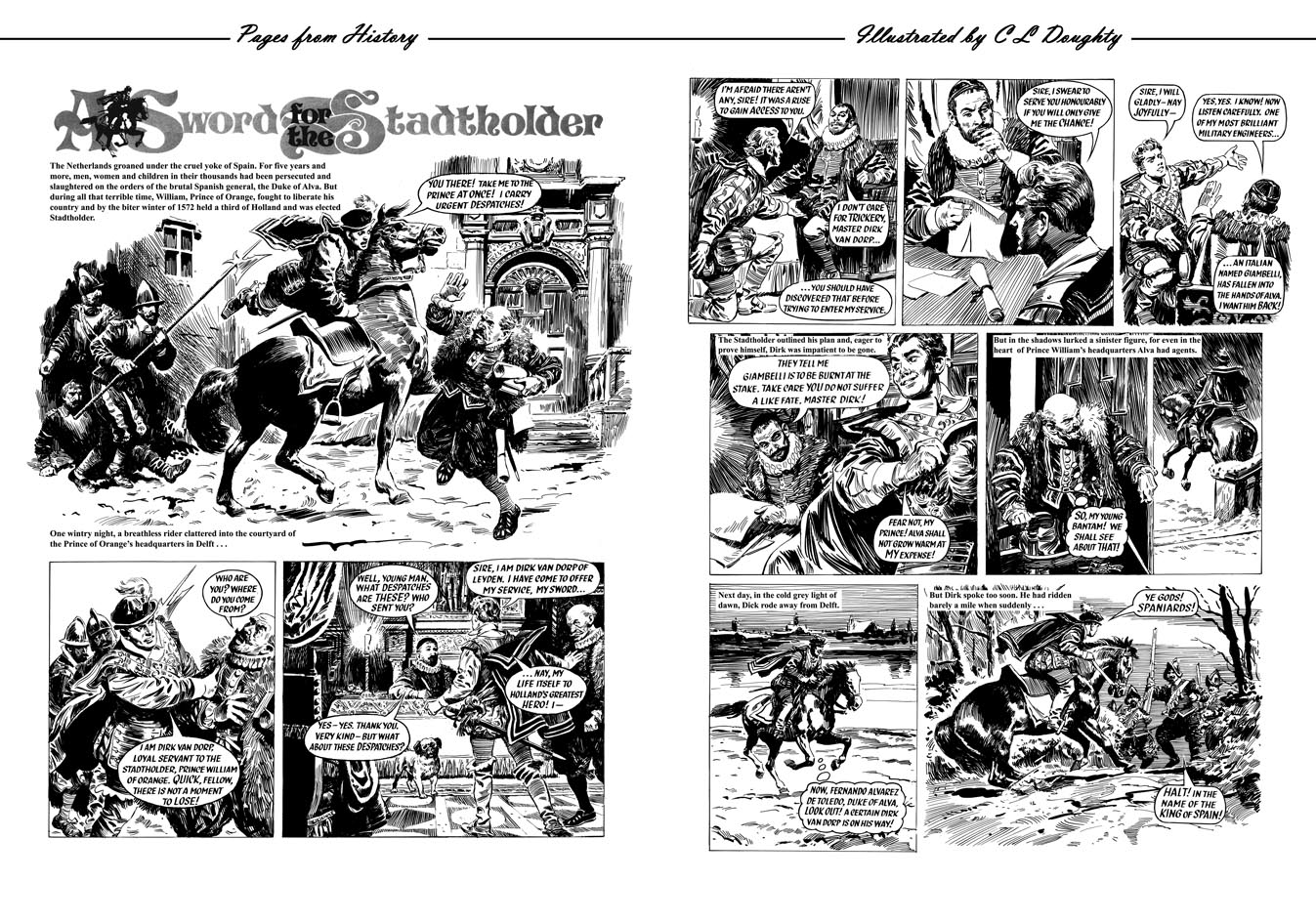 Bear Alley Books Pages From History, Illustrated by C. L. Doughty