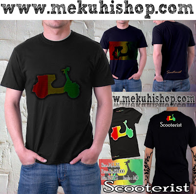 Kaos Reggae Vespa - Bawika Shop kaos reggae vespa bawika shop