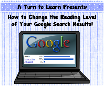 A Turn to Learn: How to Change the Reading Level of Your Google Search Results