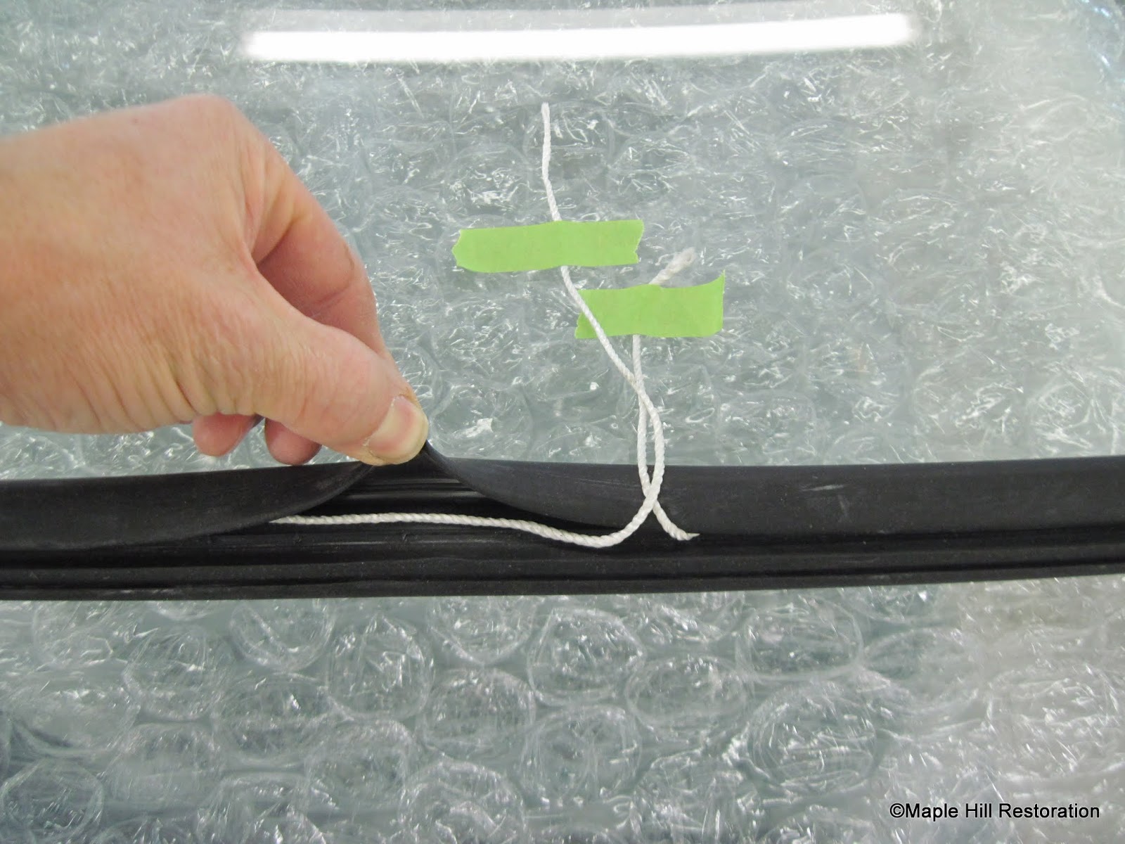 Virginia Classic Mustang Blog 6568 Mustang Windshield Weatherstripping Installation