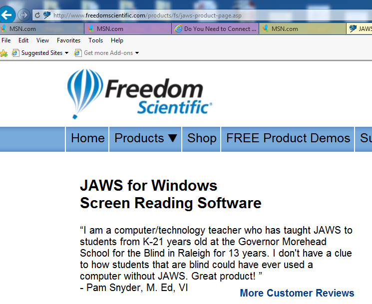 HodentekHelp What is screen reading and how to get a reader?