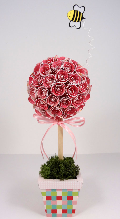 paper flower topiary under fontanacountryinn com paper flower topiary