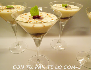 Copa De Mascarpone Con Mermelada De Moras
