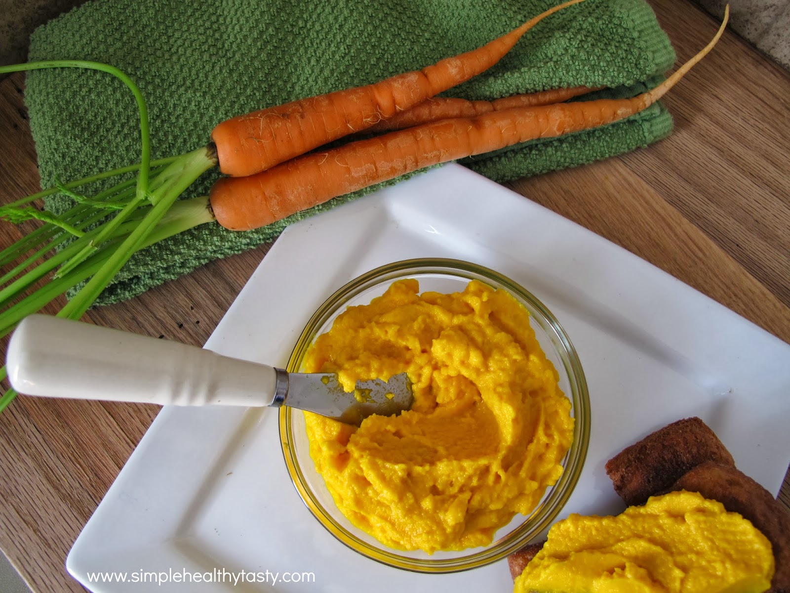 Simple. Healthy. Tasty Carrot Butter