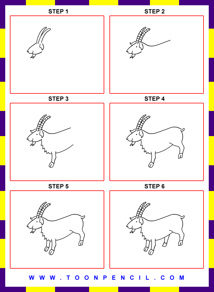 how to draw a step by step how to draw a goat step by step for how to draw a step by step how to draw a goat step by step for