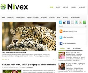 Nivex Blogger Template