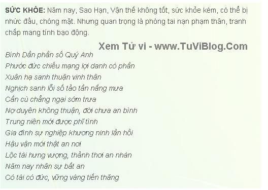 Tu Vi 2016 Binh Dan Nam Mang