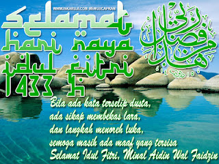 ucapan kartu lebaran yang asik