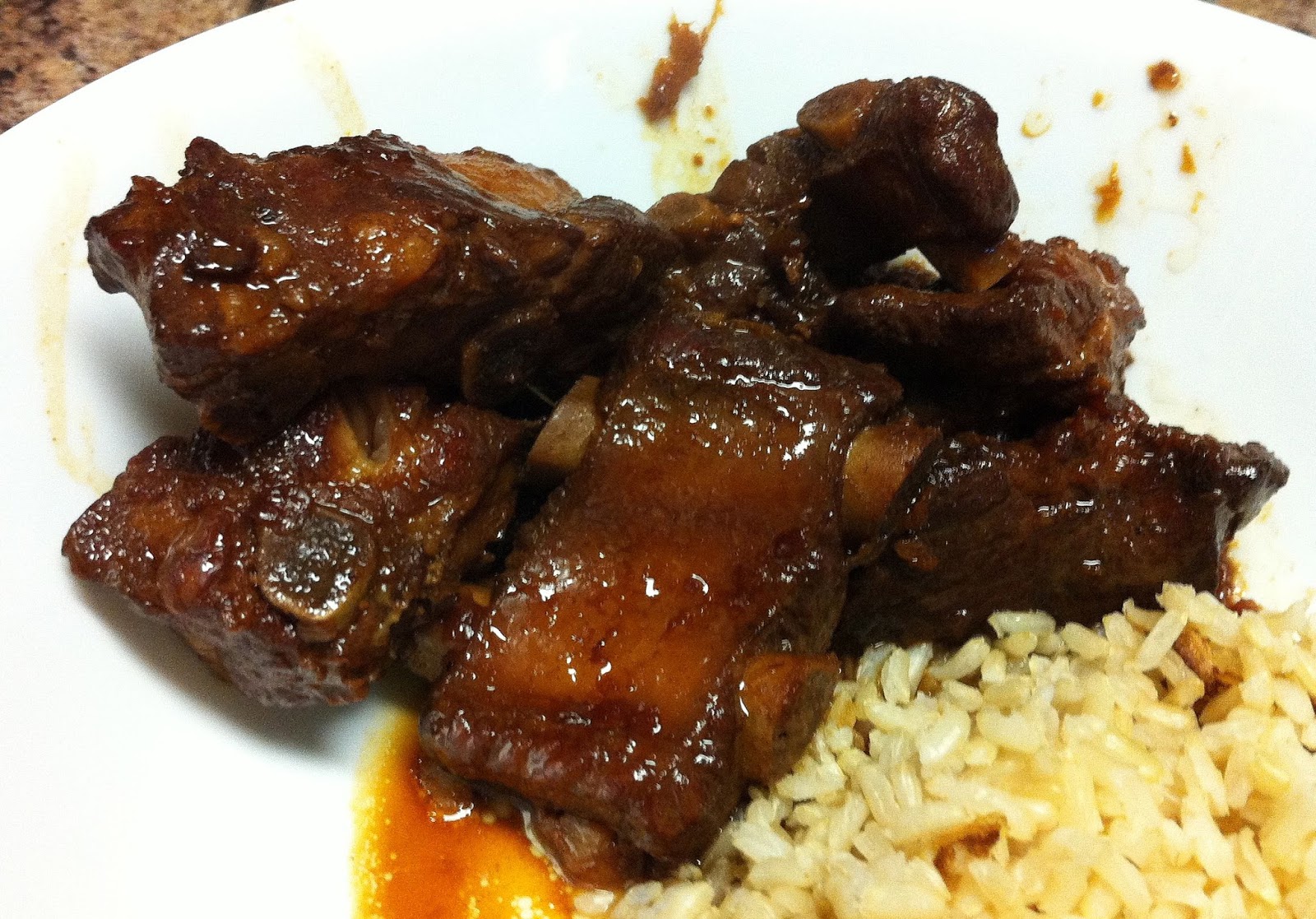 Wade's Global Kitchen Slow Cooker Hakka Style Chinese Ribs with Red