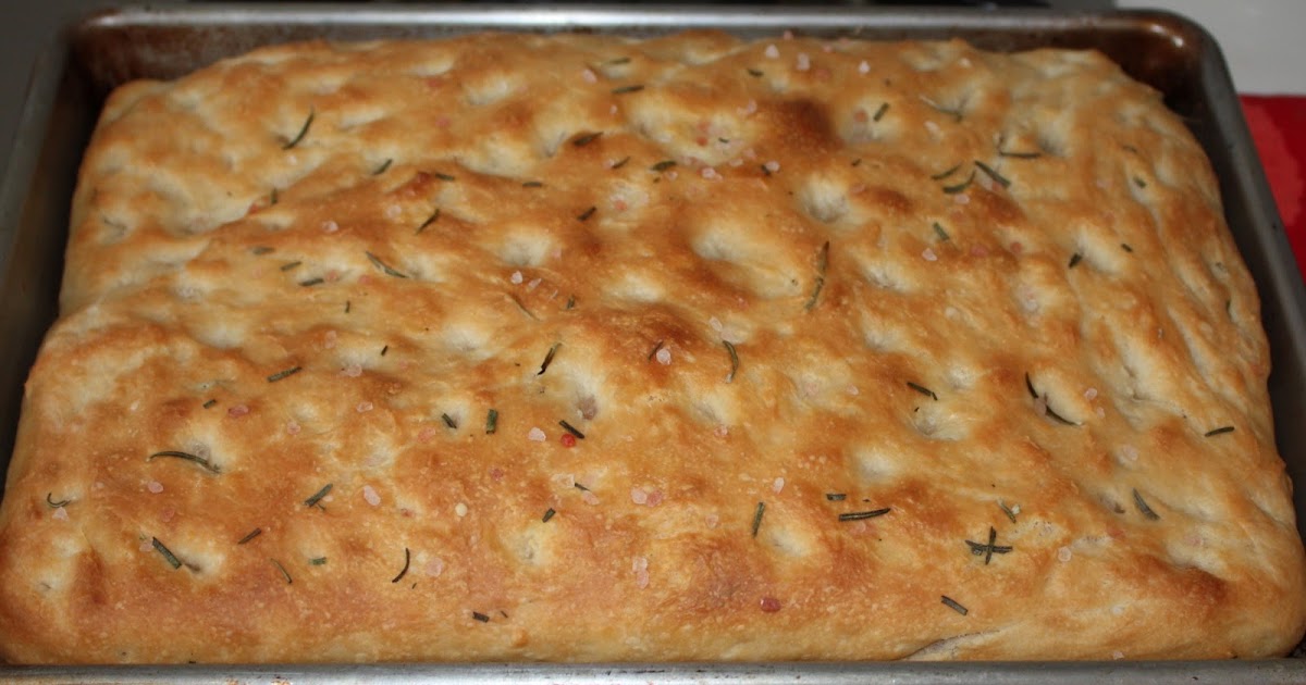 Recipe Rosemary Olive Oil Focaccia