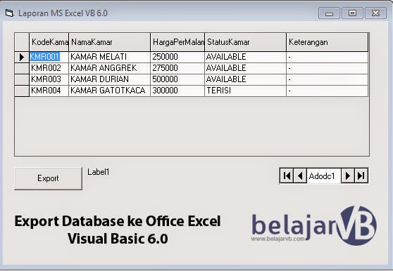 Membuat Barcode Dengan Vb 6 0 | cara membuat laporan excel dengan vb 6 0 belajar vb 6 0 Membuat Barcode Dengan Vb 6 0 | cara membuat laporan excel dengan vb 6 0 belajar vb 6 0