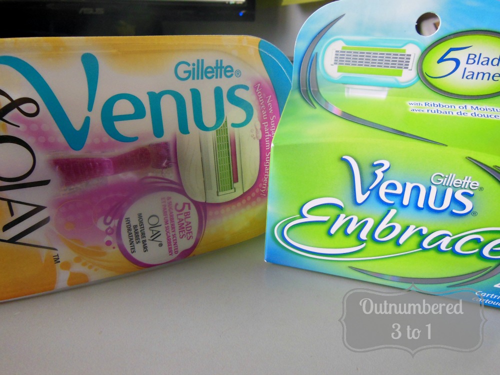 Did You Know That Gillette Venus Razors Feature Interchangeable Blades Outnumbered 3 to 1