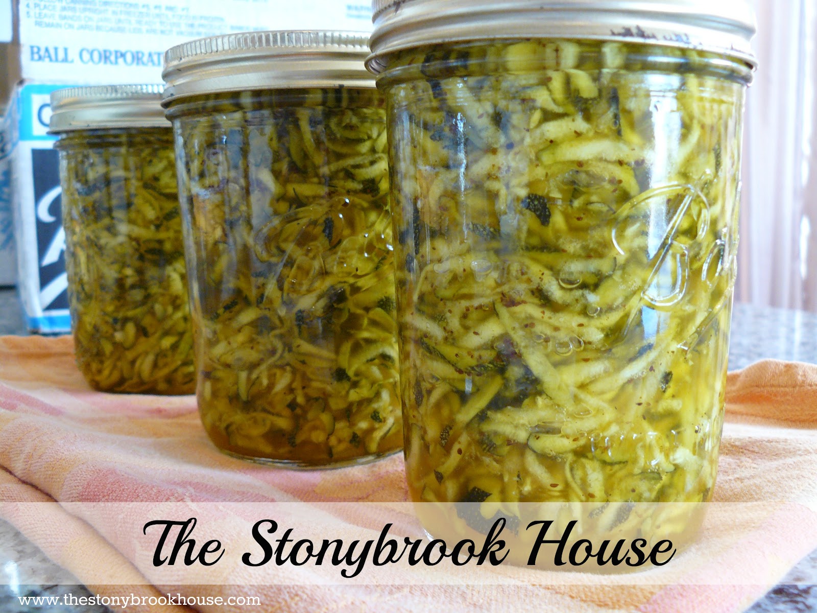 Canning Zucchini Relish The Stonybrook House