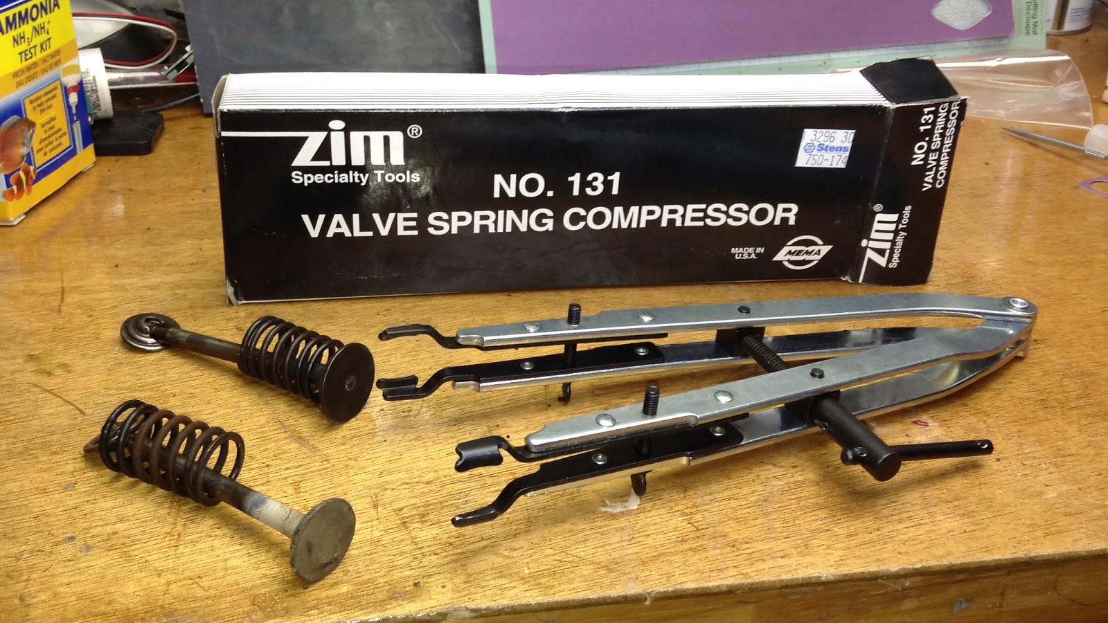 Zombie Engines Zim No. 131 Valve Spring Compressor.
