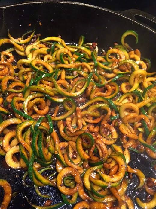 Bohemian in the Burbs Balsamic London Broil & Zucchini Noodles Keto Low Carb Atkins