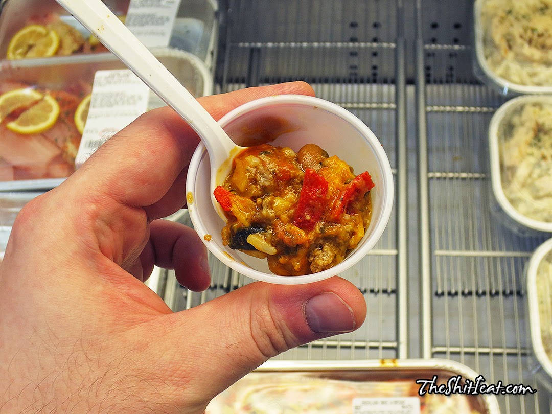 The Shit I Eat Sample of Costco's Enchilada Bake with Ground Beef