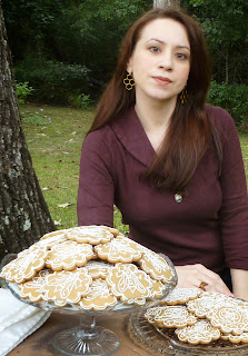 debbie with honey-vanilla cookies