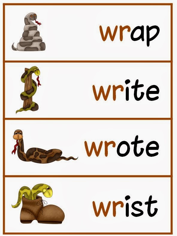 Silent Letter Practice - Classroom Freebies