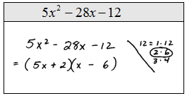 Printables Factoring Ax2 Bx C Worksheet openalgebra com factoring trinomials of the form ax2 bx c factor trinomials