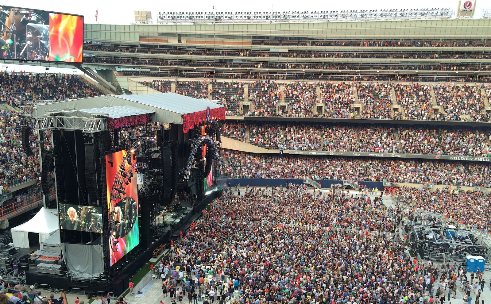 ramblings of a concert junkie Grateful Dead, Soldier Field, Chicago, Illinois