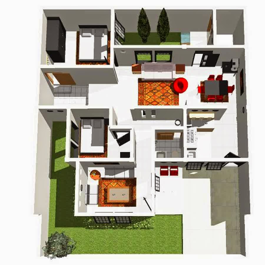 Get Desain Rumah Minimalis 3D Images