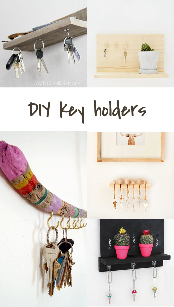 5 DIY to try # Key holders