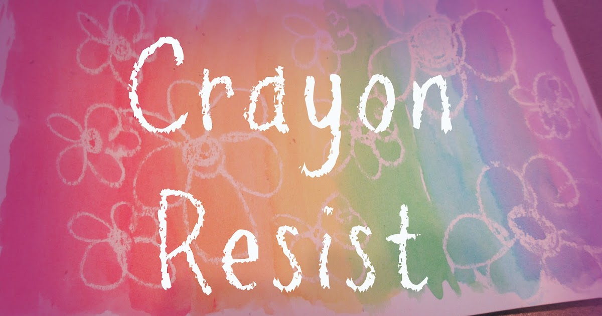 Heaps of Laundry Crayon Resist