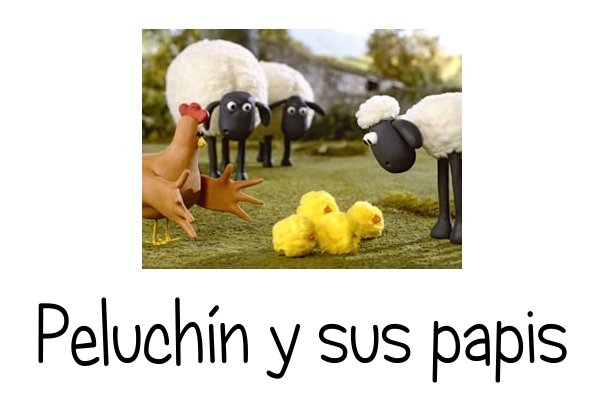 Peluchín y sus papis.