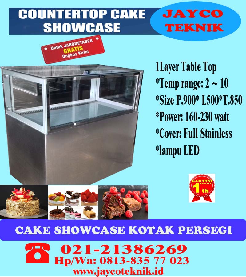 showcase cake top counter chiller dsiplay