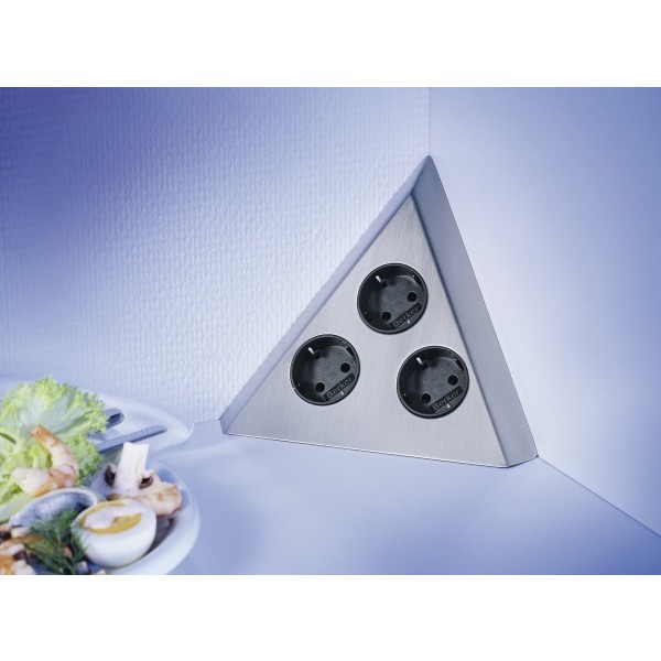 3 enchufes cocina para esquina | tu Cocina y Baño