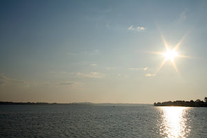 sunshine over the lake