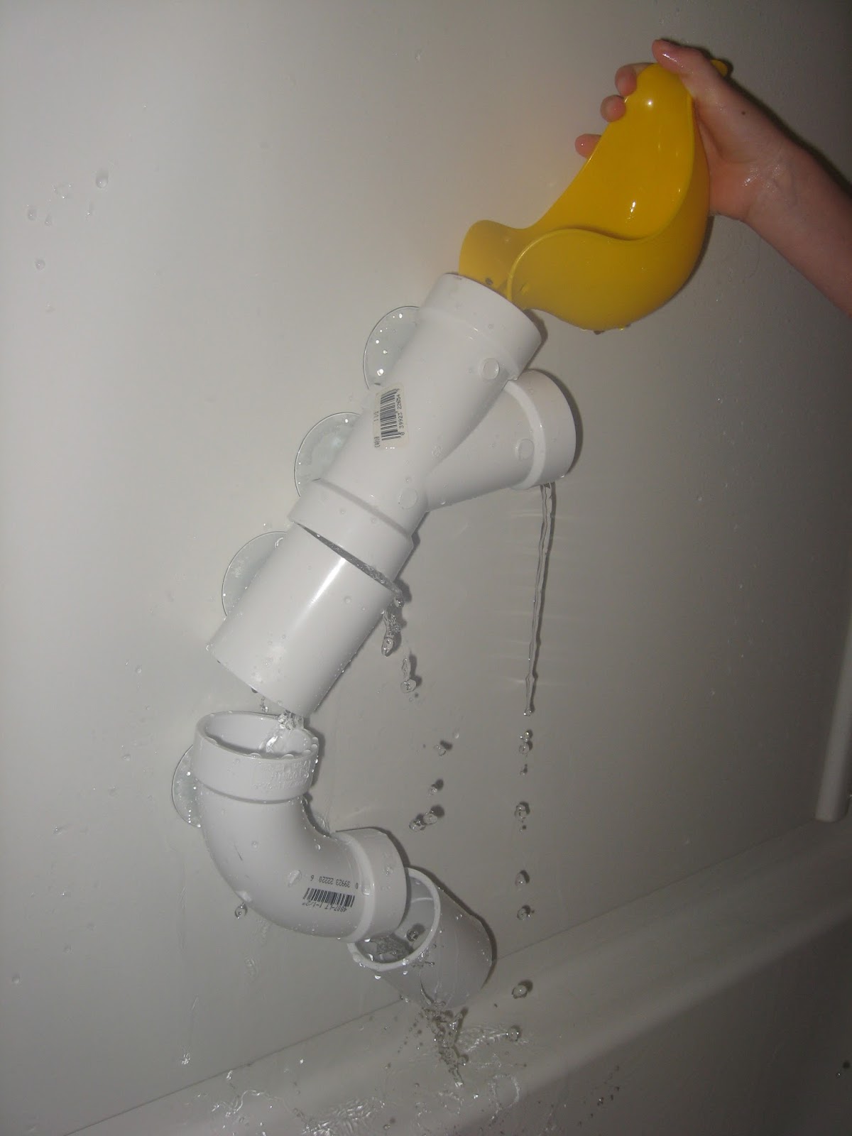 One Little Word She Knew PVC Pipe Ball Drop