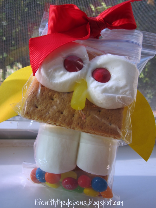 Owl snack and treat ideas for a party