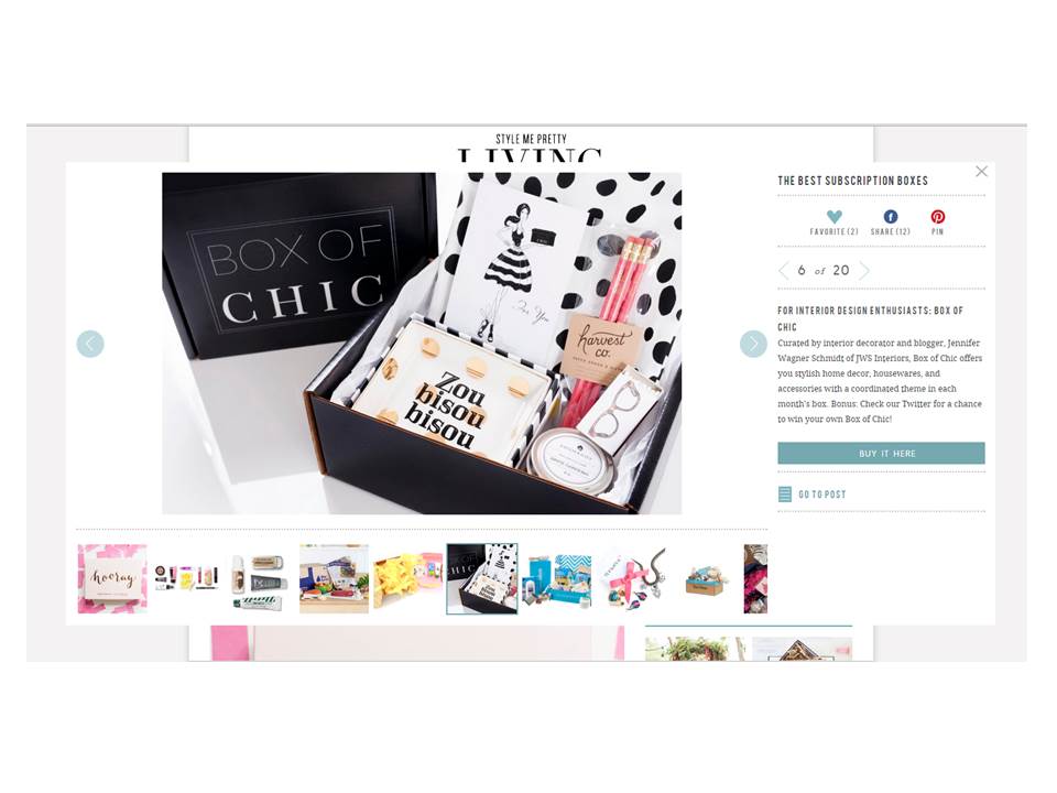 Popular Blog Style Me Pretty Names Box Of Chic As One The Best