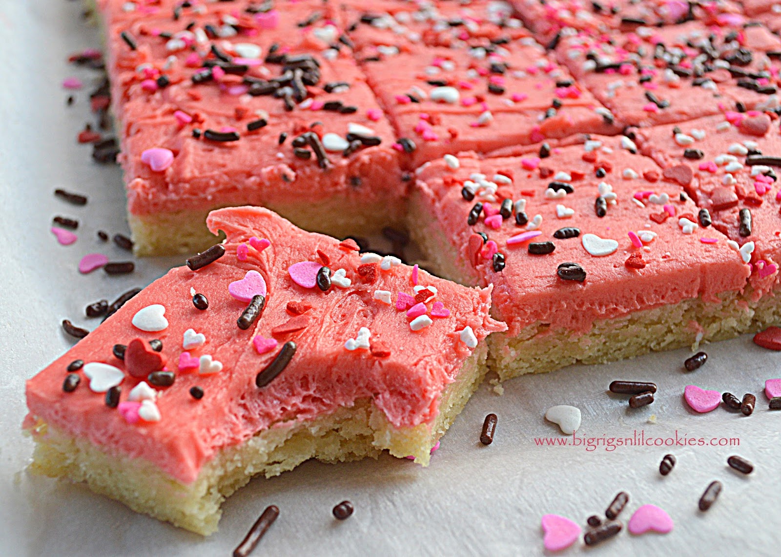 Big Rigs 'n Lil' Cookies Sugar Cookie Bars