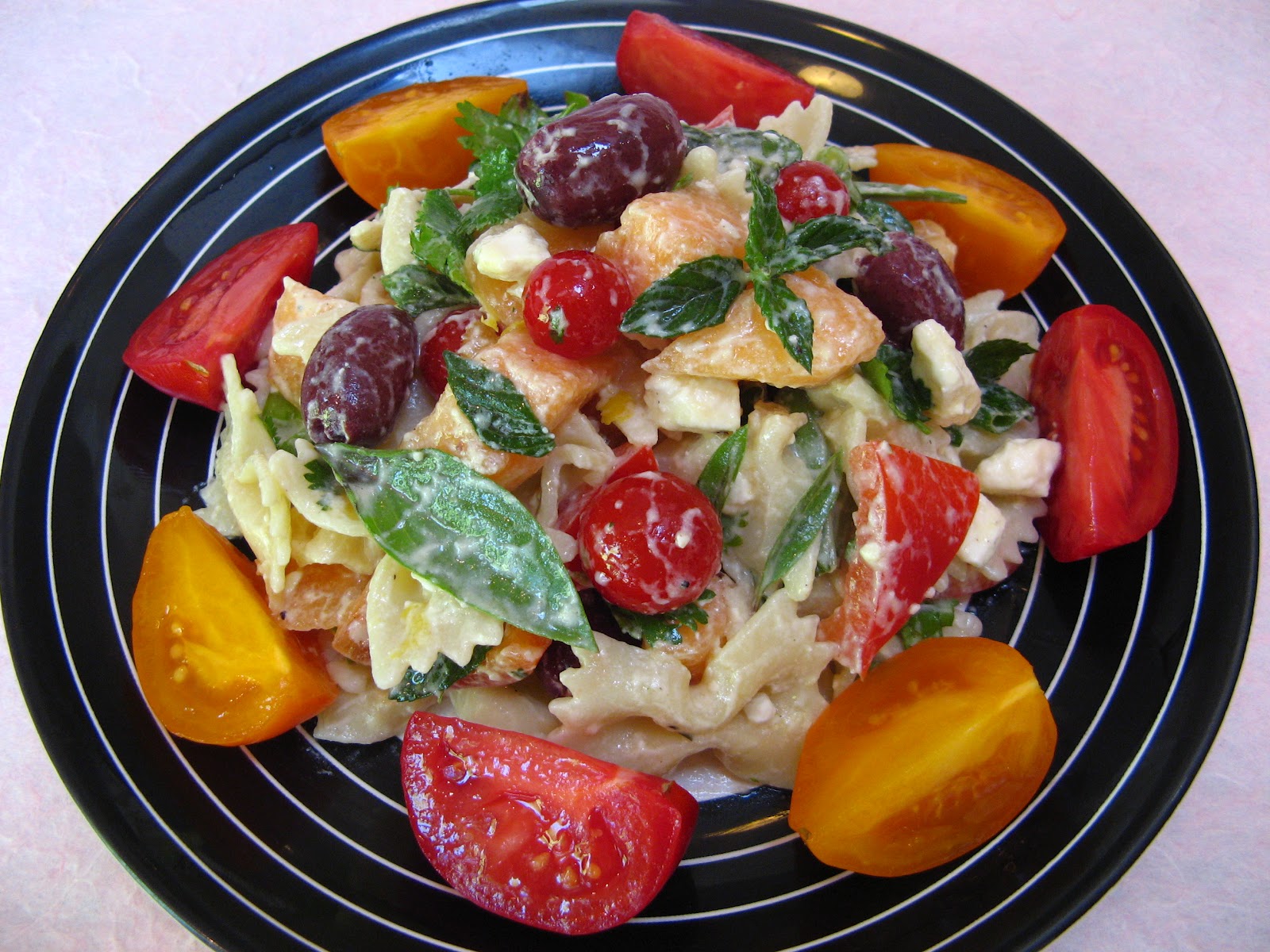 Duck Soup Easy Greek Yogurt Cantaloupe Pasta Salad