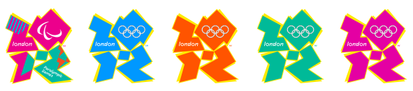 Official logos for the 2012 Olympic Summer Games being held in London
