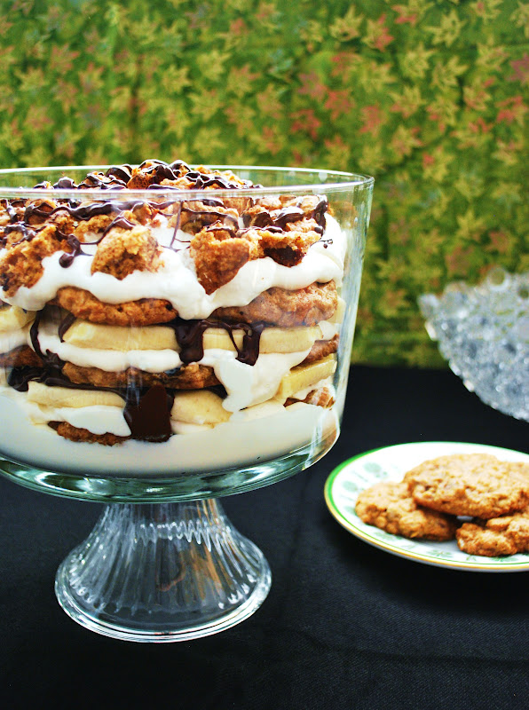 The Capitol Baker: Chocolate Banana Whipped Cream Trifle