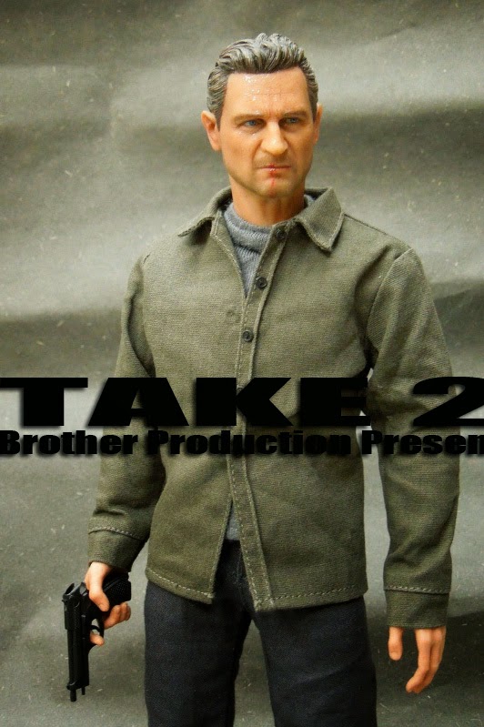1/6 Liam Neeson Taken Bryan Head Sculpt For 12" Hot Toys Male Figure U.S.A. 