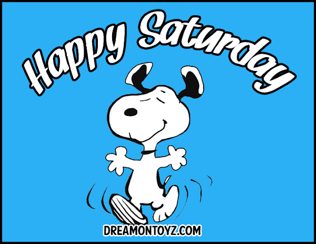 peanuts dancing snoopy happy saturday
