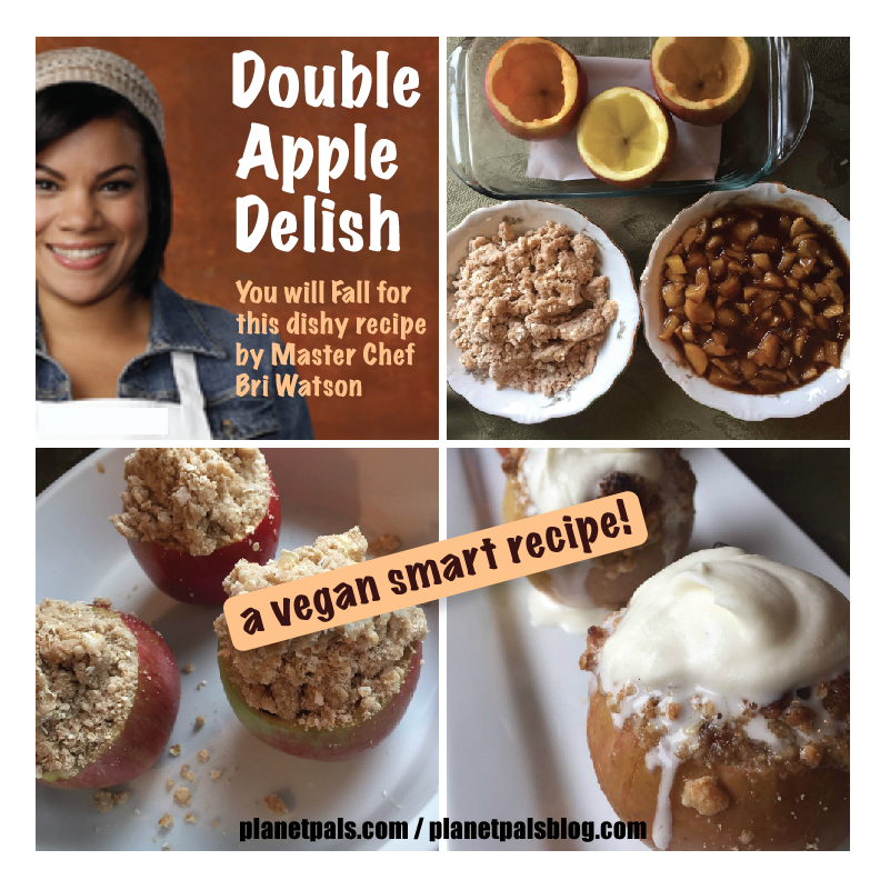 Double Apple Dish With Healthy Alternatives and Vegan Smart! Healthy