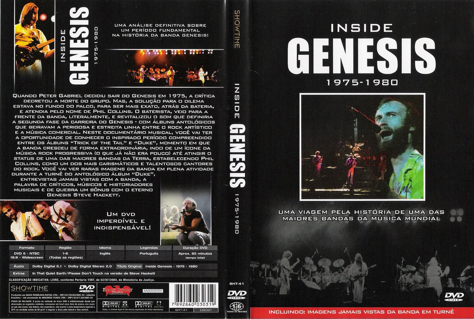 Capas Shows Internacional Genesis Inside 1975 1980