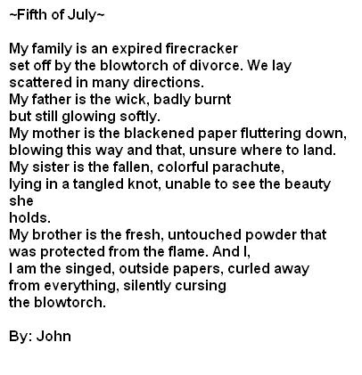 Metaphor for my bedroom picture