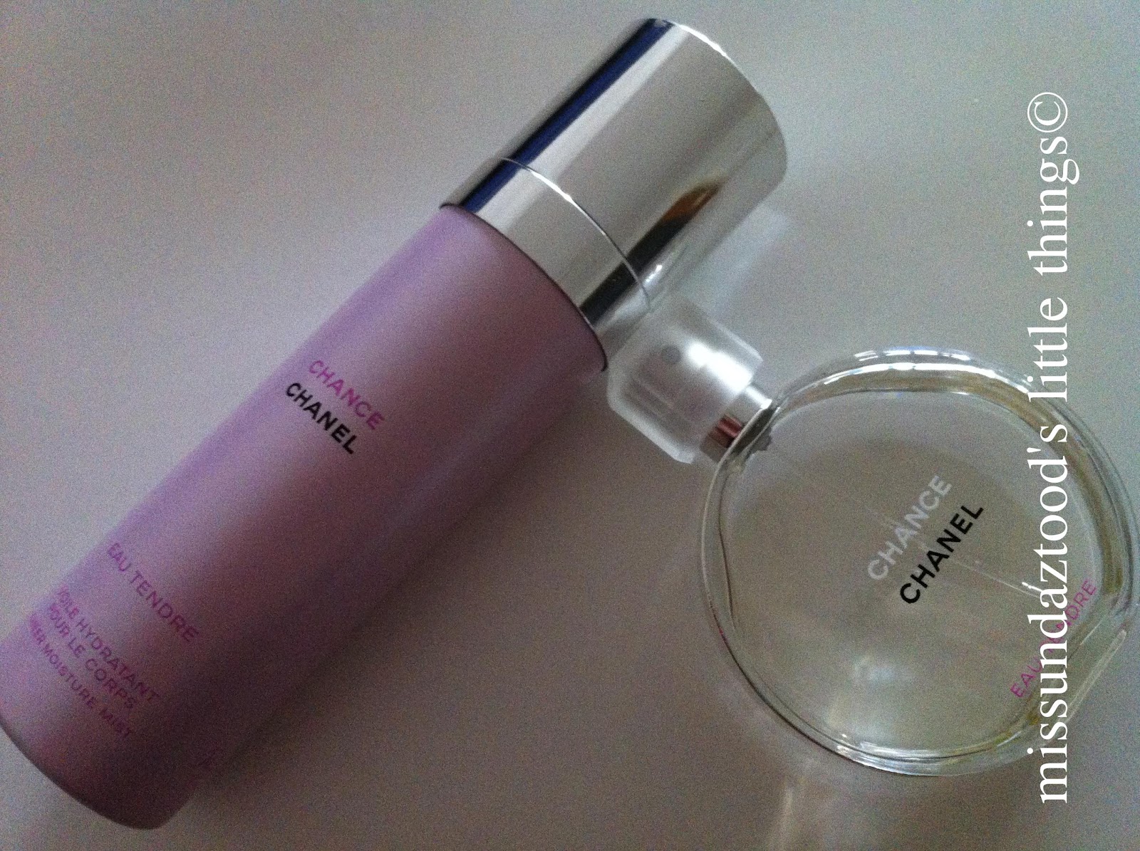 Missundaztood's Fragrance and Makeup Blog: Chanel Chance eau Tendre EDT vs. Chanel  Chance eau Tendre Sheer Moisture Mist