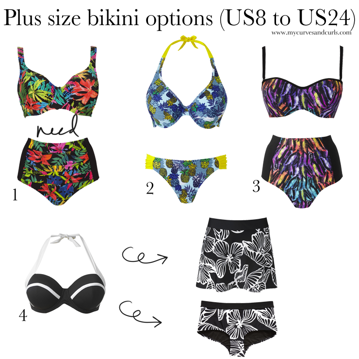 affordable plus size bathing suits