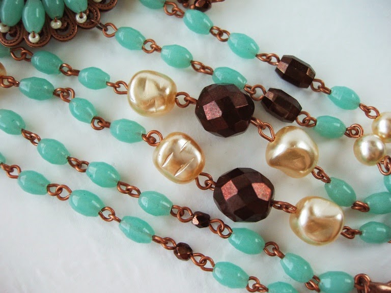 Renaissance of Jewellery Vintage French Prosser Beads with Pearls and